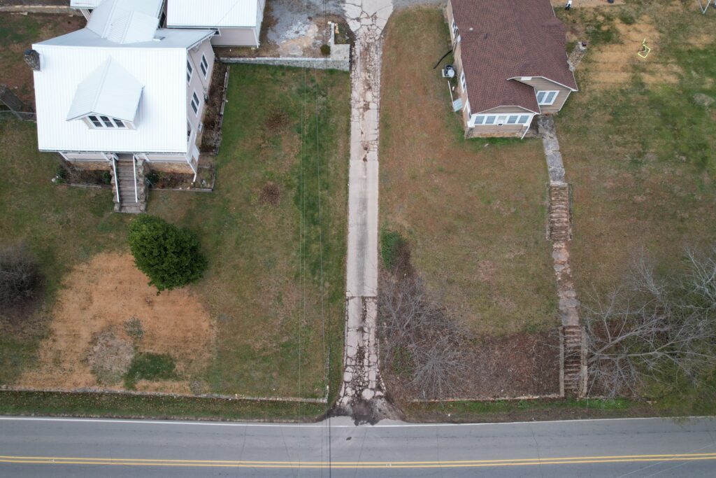 Stunning aerial view of a home in Clyde, NC